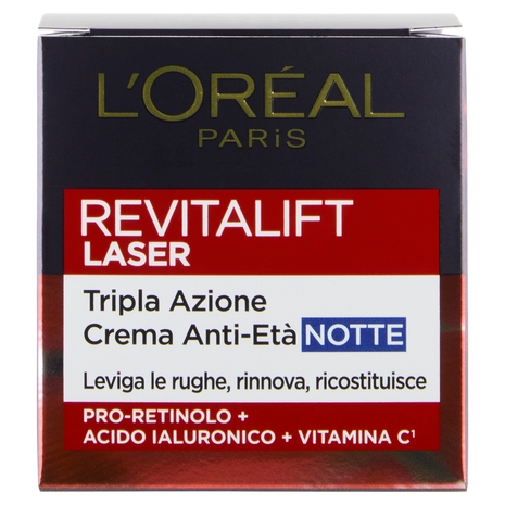 L'Oréal Paris Revitalift Laser Tripla Azione Crema Anti-Età Notte 50 ml